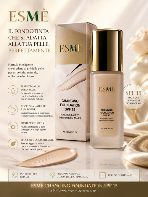 Esmè - fondotinta liquido auto adattivo